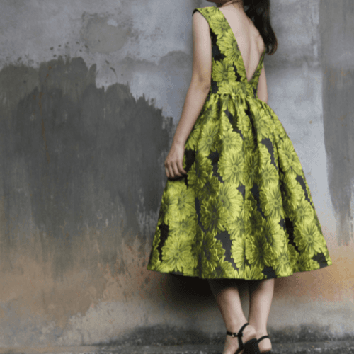 Robe élégante sur mesure